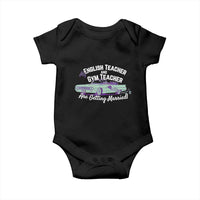 My English Teacher and Gym Teacher Are Getting Married Baby Onesie Vintage Car Wedding Getaway - Wonder Print Shop
