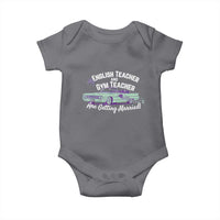 My English Teacher and Gym Teacher Are Getting Married Baby Onesie Vintage Car Wedding Getaway - Wonder Print Shop