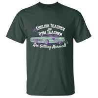 My English Teacher and Gym Teacher Are Getting Married T Shirt Vintage Car Wedding Getaway - Wonder Print Shop