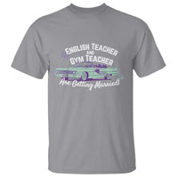 My English Teacher and Gym Teacher Are Getting Married T Shirt Vintage Car Wedding Getaway - Wonder Print Shop