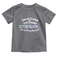 My English Teacher and Gym Teacher Are Getting Married Toddler T Shirt Vintage Car Wedding Getaway - Wonder Print Shop