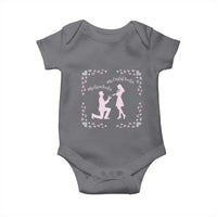 My English Teacher and Gym Teacher Are Getting Married Baby Onesie She Said Yes Love Story Romance - Wonder Print Shop