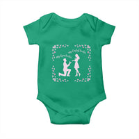 My English Teacher and Gym Teacher Are Getting Married Baby Onesie She Said Yes Love Story Romance - Wonder Print Shop