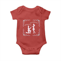 My English Teacher and Gym Teacher Are Getting Married Baby Onesie She Said Yes Love Story Romance - Wonder Print Shop