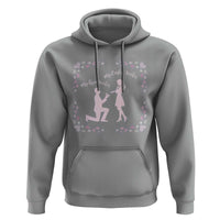 My English Teacher and Gym Teacher Are Getting Married Hoodie She Said Yes Love Story Romance - Wonder Print Shop