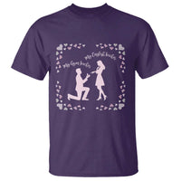 My English Teacher and Gym Teacher Are Getting Married T Shirt She Said Yes Love Story Romance - Wonder Print Shop