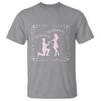 My English Teacher and Gym Teacher Are Getting Married T Shirt She Said Yes Love Story Romance - Wonder Print Shop
