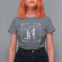 My English Teacher and Gym Teacher Are Getting Married T Shirt For Women She Said Yes Love Story Romance - Wonder Print Shop