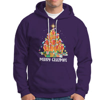 Merry Glizzmas Hoodie Funny Hotdog Christmas Tree - Wonder Print Shop