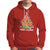 Merry Glizzmas Hoodie Funny Hotdog Christmas Tree - Wonder Print Shop