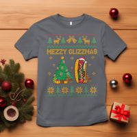 Merry Glizzmas T Shirt Funny Hotdog Xmas Tree Hot Ugly Christmas - Wonder Print Shop