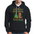Merry Glizzmas Hoodie Funny Hotdog Xmas Tree Hot Ugly Christmas - Wonder Print Shop
