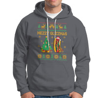 Merry Glizzmas Hoodie Funny Hotdog Xmas Tree Hot Ugly Christmas - Wonder Print Shop