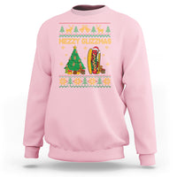 Merry Glizzmas Sweatshirt Funny Hotdog Xmas Tree Hot Ugly Christmas - Wonder Print Shop