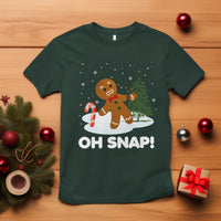 Gingerbread T Shirt Oh Snap Funny Christmas Cookie Baking Squad - Wonder Print Shop