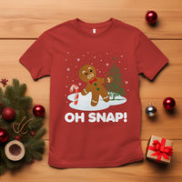 Gingerbread T Shirt Oh Snap Funny Christmas Cookie Baking Squad - Wonder Print Shop