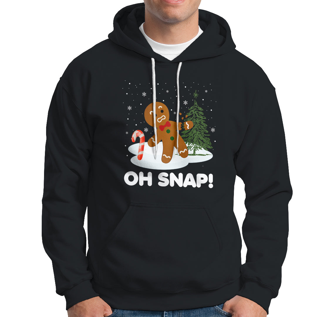 Gingerbread Hoodie Oh Snap Funny Christmas Cookie Baking Squad - Wonder Print Shop