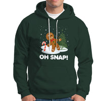 Gingerbread Hoodie Oh Snap Funny Christmas Cookie Baking Squad - Wonder Print Shop