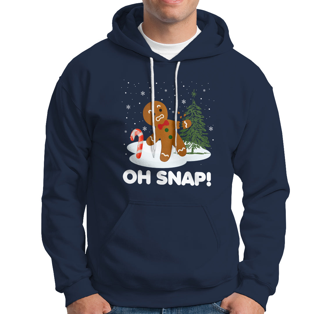 Gingerbread Hoodie Oh Snap Funny Christmas Cookie Baking Squad - Wonder Print Shop