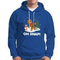 Gingerbread Hoodie Oh Snap Funny Christmas Cookie Baking Squad - Wonder Print Shop