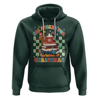 Reading Christmas Hoodie All Booked For Xmas Books and Cocoa Lover - Wonder Print Shop