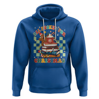 Reading Christmas Hoodie All Booked For Xmas Books and Cocoa Lover - Wonder Print Shop