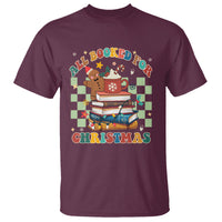 Reading Christmas T Shirt All Booked For Xmas Books and Cocoa Lover - Wonder Print Shop
