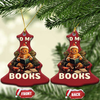 Reading Gingerbread Christmas Ornament Read More Books Funny Christmas Teacher Student Book Lovers - Wonder Print Shop
