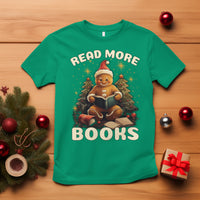 Reading Gingerbread T Shirt Read More Books Funny Christmas Teacher Student Book Lovers - Wonder Print Shop