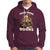 Reading Gingerbread Hoodie Read More Books Funny Christmas Teacher Student Book Lovers - Wonder Print Shop