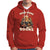 Reading Gingerbread Hoodie Read More Books Funny Christmas Teacher Student Book Lovers - Wonder Print Shop