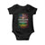African American Pride Baby Onesie American Grown With African Roots African American Flag Tree
