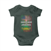 African American Pride Baby Onesie American Grown With African Roots African American Flag Tree