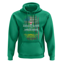 African American Pride Hoodie American Grown With African Roots African American Flag Tree