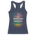 African American Pride Racerback Tank Top American Grown With African Roots African American Flag Tree