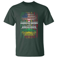 African American Pride T Shirt American Grown With African Roots African American Flag Tree