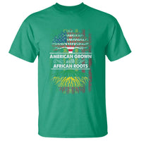 African American Pride T Shirt American Grown With African Roots African American Flag Tree