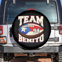 Team Benito Puerto Rico Football Pride Spare Tire Cover Number 94 Vintage Game Day Music Artist Fan