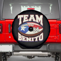 Team Benito Puerto Rico Football Pride Spare Tire Cover Number 94 Vintage Game Day Music Artist Fan