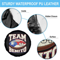 Team Benito Puerto Rico Football Pride Spare Tire Cover Number 94 Vintage Game Day Music Artist Fan