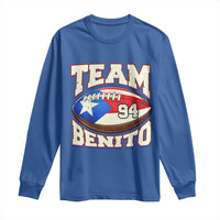 Team Benito Puerto Rico Football Pride Long Sleeve Shirt Number 94 Vintage Game Day Music Artist Fan