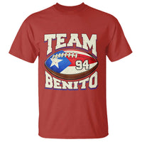 Team Benito Puerto Rico Football Pride T Shirt Number 94 Vintage Game Day Music Artist Fan