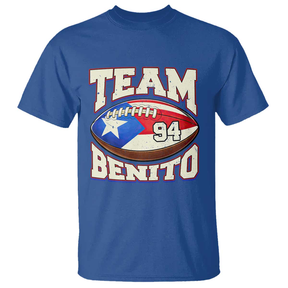 Team Benito Puerto Rico Football Pride T Shirt Number 94 Vintage Game Day Music Artist Fan