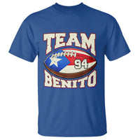 Team Benito Puerto Rico Football Pride T Shirt Number 94 Vintage Game Day Music Artist Fan