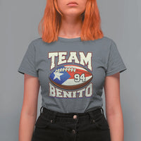 Team Benito Puerto Rico Football Pride T Shirt For Women Number 94 Vintage Game Day Music Artist Fan