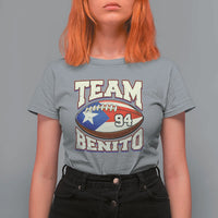 Team Benito Puerto Rico Football Pride T Shirt For Women Number 94 Vintage Game Day Music Artist Fan