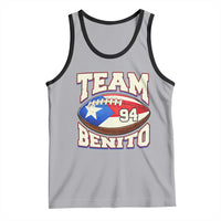 Team Benito Puerto Rico Football Pride Tank Top Number 94 Vintage Game Day Music Artist Fan