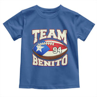 Team Benito Puerto Rico Football Pride Toddler T Shirt Number 94 Vintage Game Day Music Artist Fan