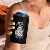 Jesus The Way The Truth The Life 4 in 1 Can Cooler Tumbler Religious Christian Faith