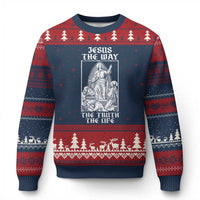 Jesus The Way The Truth The Life Ugly Christmas Sweater Religious Christian Faith - Wonder Print Shop